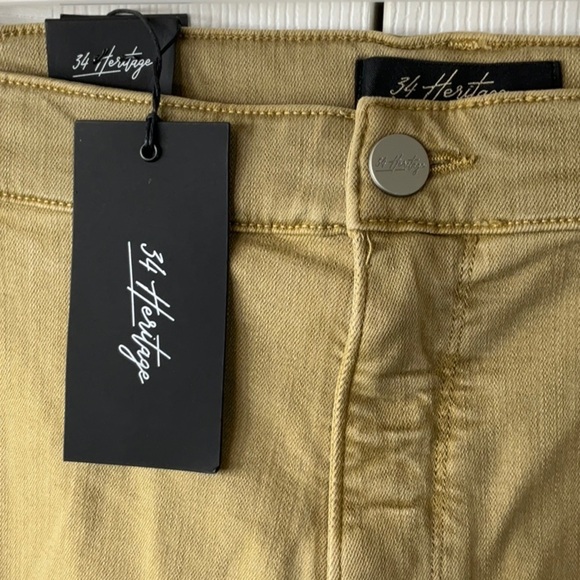 34 Heritage - Charisma Relaxed Straight Pants In Khaki Twill Size 46x34 - Picture 5 of 16